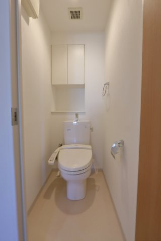 アルファステイツ宍道湖Ⅱのトイレ|収納付きトイレ