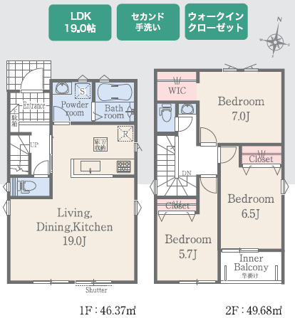 仲介手数料不要　リナージュ北区八景水谷3丁目第1期【城北小・清水中】
