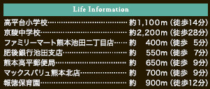 仲介手数料不要　リナージュ北区池田3丁目第1期【高平台小・京陵中】の周辺