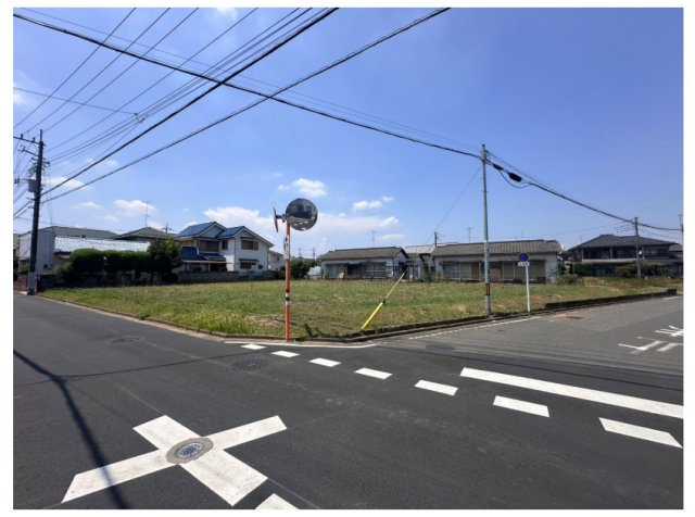 売地／ふじみ野市川崎2丁目　全6区画の前面道路含む現地写真