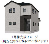 仲介手数料不要　よかタウンBloom合志市須屋9期【西合志東小・西合志南中】の外観パース