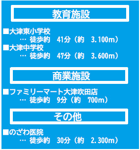仲介手〇料不要　よかタウンBloom大津町大字大林1期【大津東小・大津中】の周辺