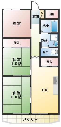 【間取り】 | メゾン西川