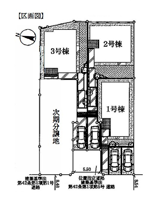 フォレストタウン みたけ台の区画図