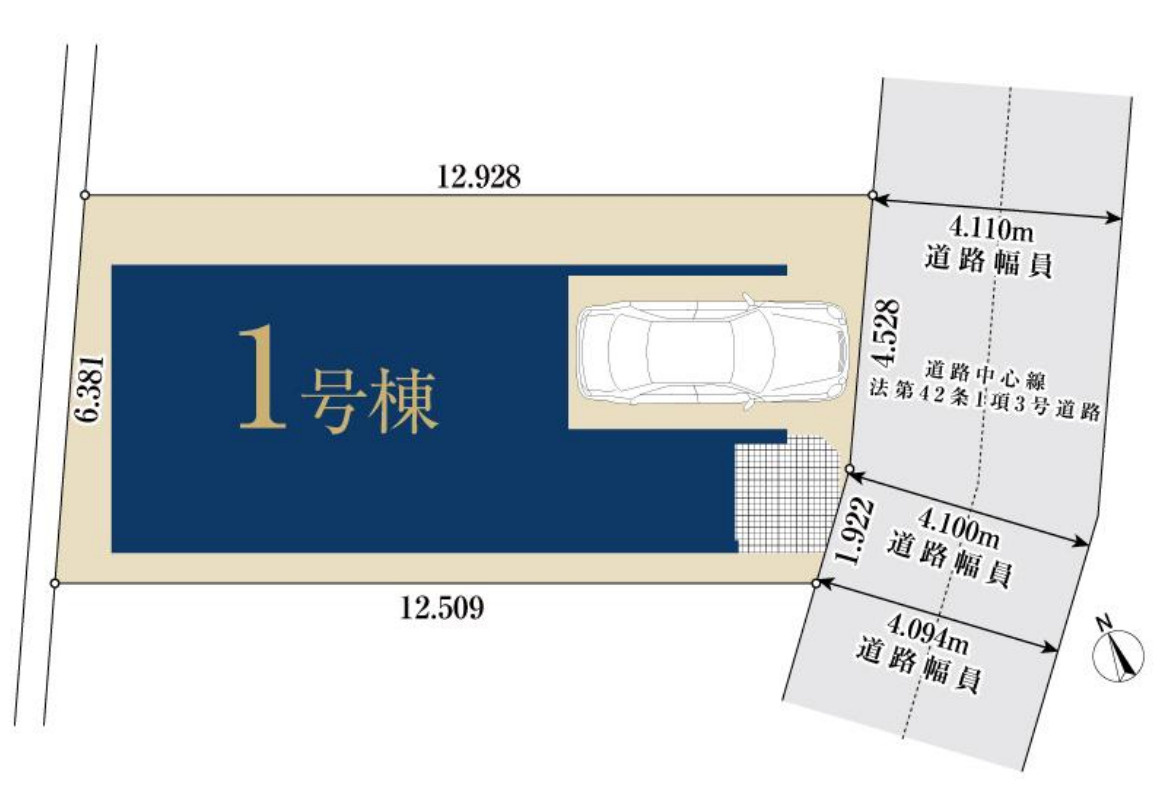 横浜市保土ケ谷区星川1丁目 新築戸建て【仲介手数料無料】の区画図