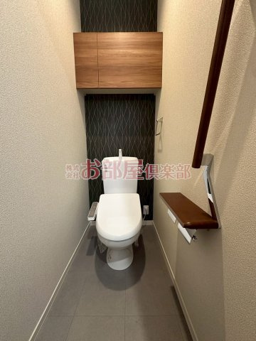 ラ・フォーレ櫛原　A棟のトイレ|落ち着いたトイレです