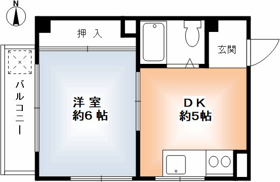 オリバーサイド88の間取り