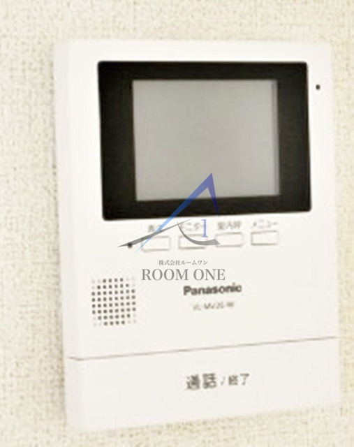 ジェルメ南葛西Ⅲのセキュリティ|モニター付きインターホンです。