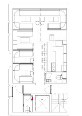 中洲らくてんちビルの間取り