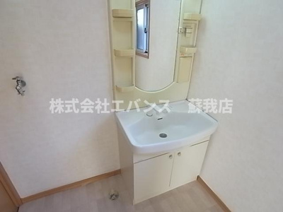 【独立洗面台】 | 南町3丁⽬貸家 | 独立洗面化粧台付き