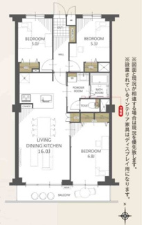 【間取り】 | 東千葉ハイツ２号棟