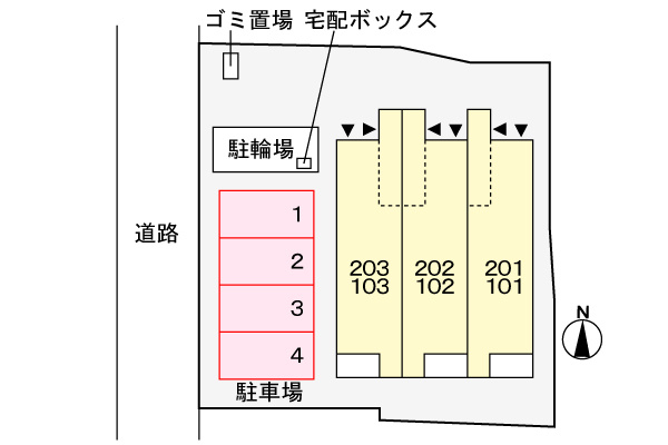 スペチアーレ　チンクエの区画図