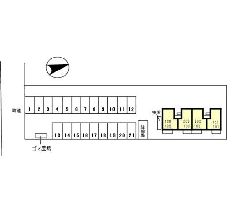 メゾンプルミエールの区画図