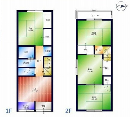 都島区高倉町２丁目　中古テラスハウスの画像