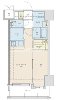 【間取り】 | ネストピア博多駅前Ⅱ