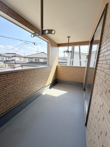 広丘竪石第4　1号棟のバルコニー