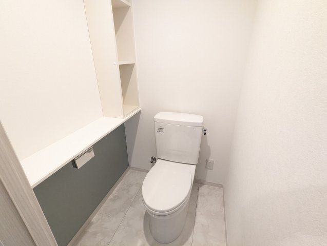 南城市大里字大城のアパートのトイレ