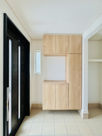 太田市東別所町の玄関|着脱もスムーズにできる玄関♪