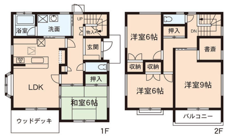 伊勢崎市美茂呂町の間取り