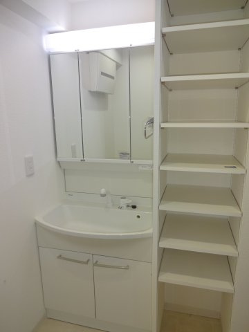 ライオンズマンション近代美術館前の独立洗面台