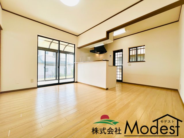 前橋市富士見町原之郷の居間・リビング|明るく開放的なリビング♪