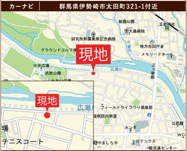 新築戸建・新築建売　KIS伊勢崎市太田町17期　宮郷第二小・宮郷中の地図