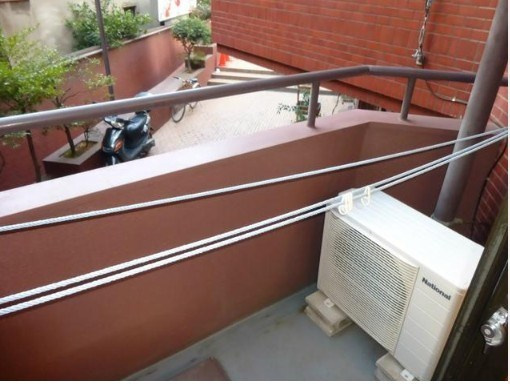 杉並区高円寺北３丁目の賃貸マンションのバルコニー