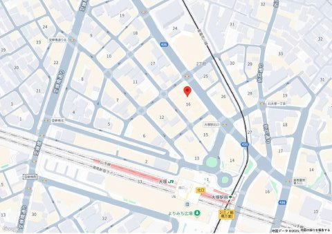 豊島区北大塚２丁目の店舗事務所の地図