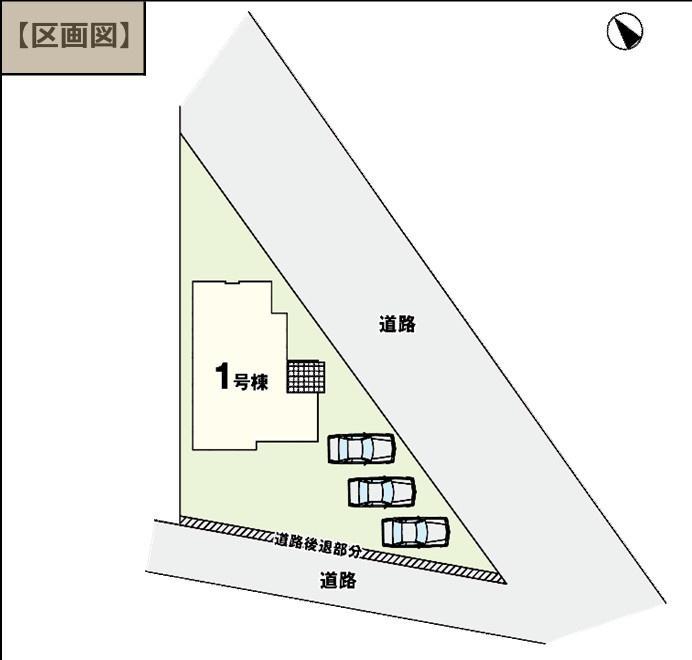高崎市新後閑町の区画図