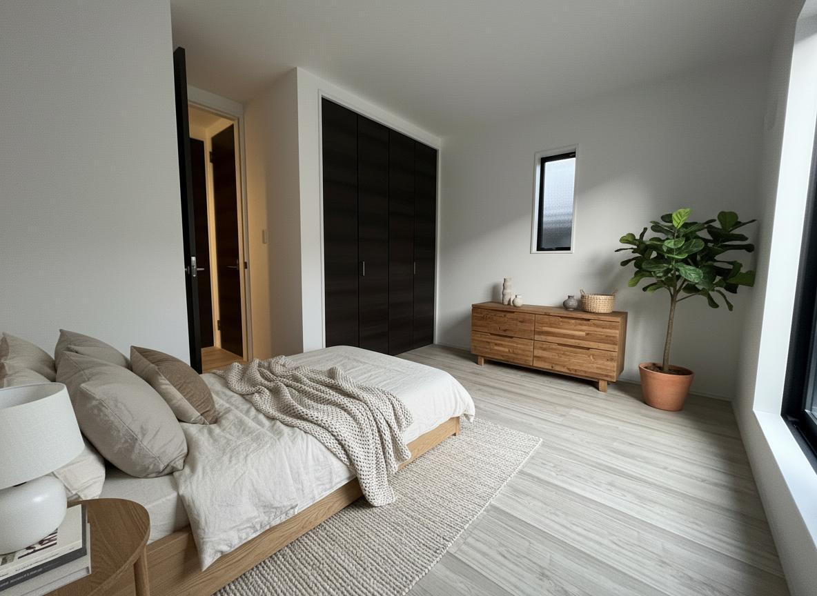 所沢市榎町の洋室|1階8帖の洋室です！大きいベッドも置けます！