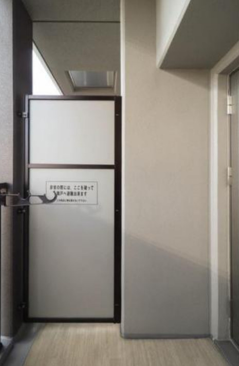 エスリード難波ステーションゲート　ノーステラスのバルコニー