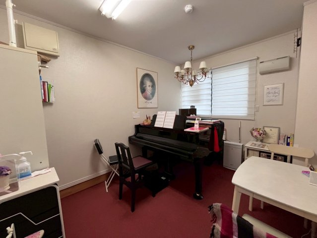 天童市桜町12-8の内装|1階防音室