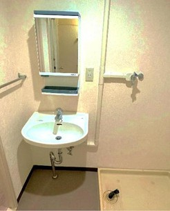 長興新中野マンションの独立洗面台