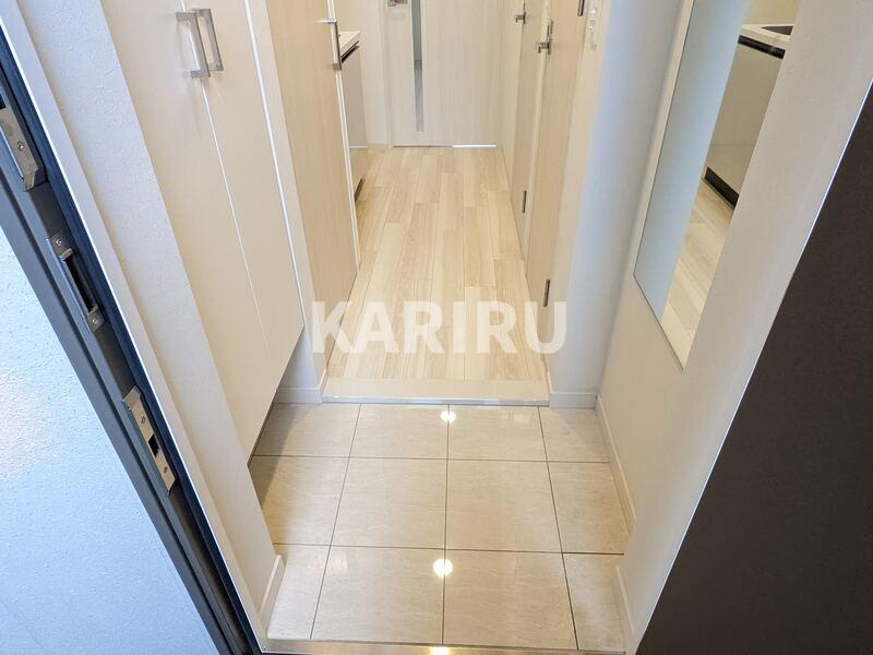 レジュールアッシュ都島ブリーゼの玄関