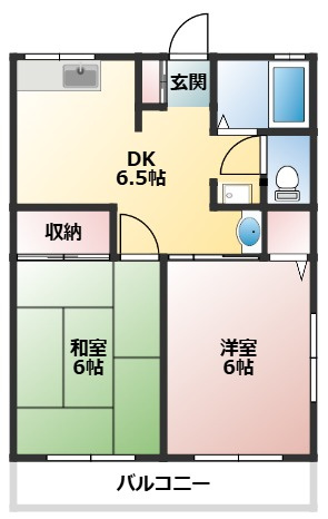 シティハイムアルファの間取り