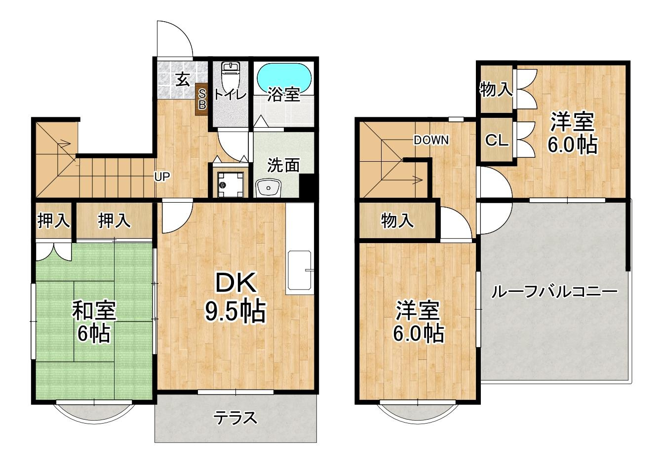 アグロスの間取り|※間取りが現況と異なる場合は現況を優先します※