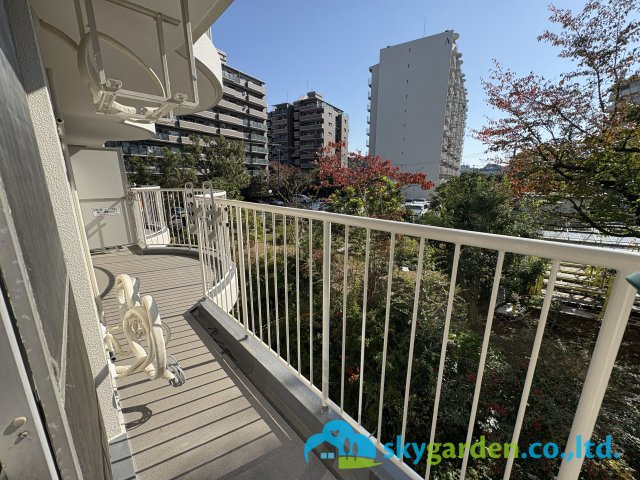 鎌倉ロジュマンＤ棟のバルコニー