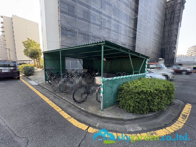 鎌倉ロジュマンＤ棟の駐輪場