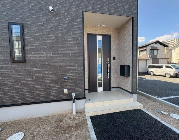 京都郡苅田町京町１丁目　新築一戸建ての外観|宅配ポスト付き♪
【苅田町　新築戸建て】