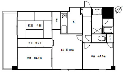 本山アネックスの間取り