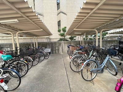 【駐輪場】 | ローズハイツ香里園3号棟