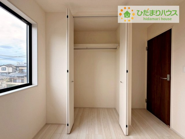 ひたちなか足崎20期　新築戸建　1号棟の収納|洋室B　収納