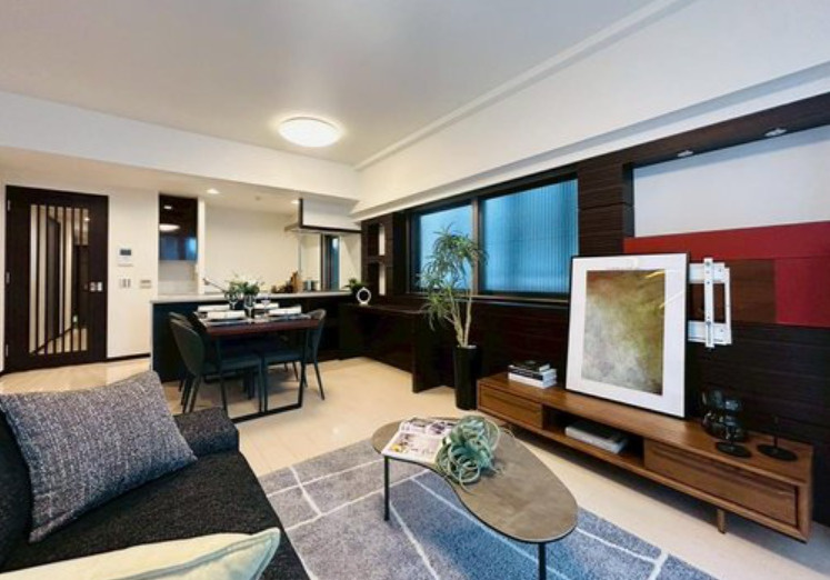 クオス中山 の居間・リビング