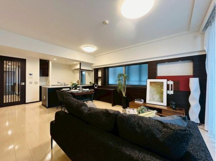 クオス中山 の居間・リビング