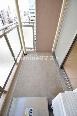 レジディア谷町のバルコニー