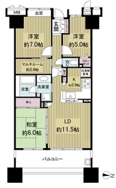 トキアスの間取り