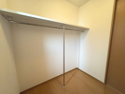 ウォークインクローゼット中