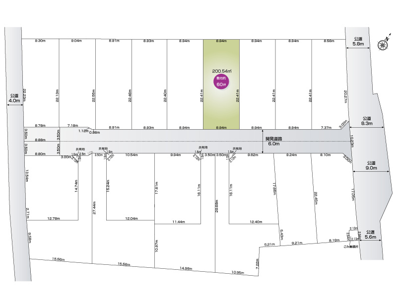 【区画図】つくば市玉取　6号地