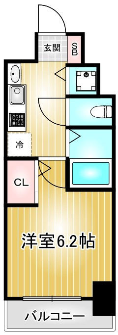 プレサンス鶴舞公園WEST｜名古屋市の賃貸ならMy賃貸の間取り|プレサンス鶴舞公園WEST