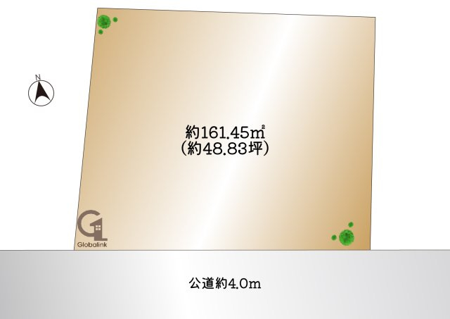 【土地図】 | 面積48坪以上+整形地+間口14m以上+南向き
ご自宅から現地まで、当社スタッフがお車にて、「お迎え・お送り」をしております。ぜひお気軽にお問い合わせくださいませ♪